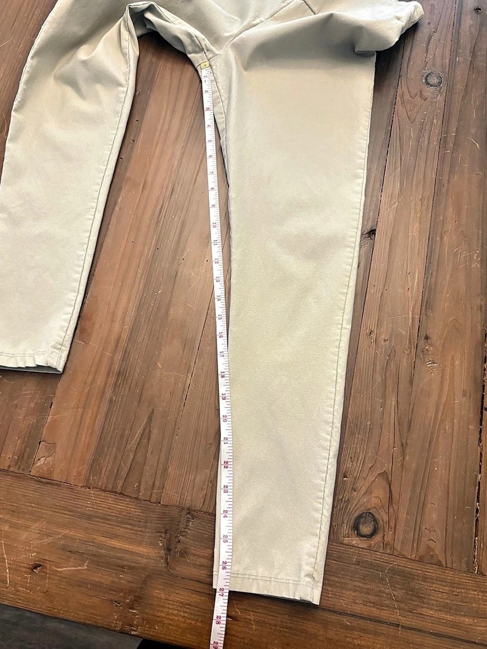 Hybrid & Company Khaki Beige Pull On Skinny Pants Size L - Picture 6 of 8